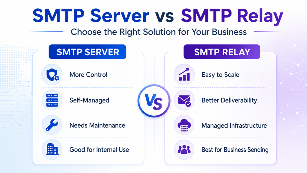 SMTP Server vs SMTP Relay comparison