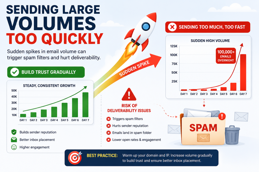 Email volume management for success