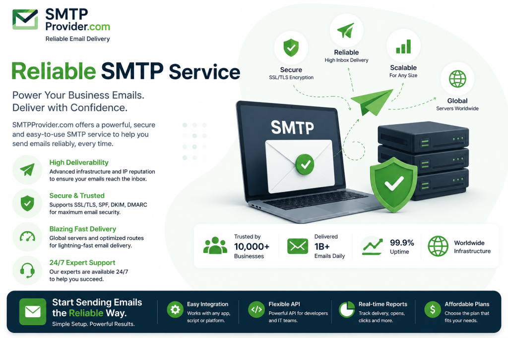 Reliable email delivery solutions at a glance